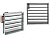 Канальный противопожарный клапан КЛОП-3-ЛК (90) 1100x300 (привод снаружи корпуса) Вингс-М