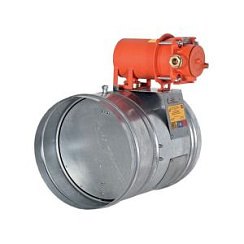 Взрывобезопасный противопожарный клапан КЛОП-2 (120) 630, ниппельный Вингс-М